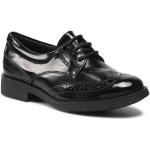 Chlapecké  Společenská obuv Geox Agata v černé barvě v lakovaném stylu z kůže ve velikosti 32 ve slevě 