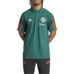 Nová kolekce: Pánská  Trička s krátkým rukávem adidas v zelené barvě ve velikosti S s krátkým rukávem s motivem Manchester United 