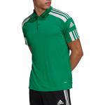 Pánské Sportovní polokošile adidas v zelené barvě ve velikosti 3 XL s krátkým rukávem ve slevě plus size 