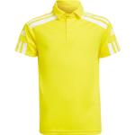 Pánské Sportovní polokošile adidas v žluté barvě s krátkým rukávem ve slevě 