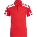 Pánské Sportovní polokošile adidas v červené barvě ve velikosti L s krátkým rukávem ve slevě 