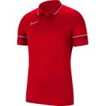Pánské Sportovní polokošile Nike Academy v červené barvě ve velikosti S ve slevě 