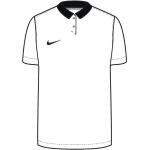 Dámské Sportovní polokošile Nike v bílé barvě z viskózy ve velikosti S ve slevě 