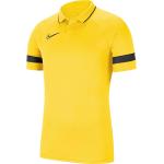 Pánské Sportovní polokošile Nike v žluté barvě ve velikosti XS s krátkým rukávem ve slevě 