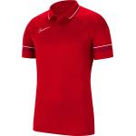 Dětská trička s krátkým rukávem Nike v červené barvě ve slevě 