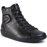Dámské Kožené kotníkové boty Ecco Ecco v černé barvě ve velikosti 38 ve slevě udržitelná móda 