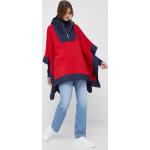 Dámské Designer Bundy s kapucí Polo Ralph Lauren v červené barvě z polyesteru ve velikosti S ve slevě 