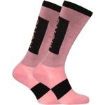 Pánské Lyžařské ponožky Mons royale v růžové barvě ze síťoviny ve velikosti L 