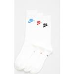 Pánské Ponožky Nike Essentials v bílé barvě z polyesteru ve velikosti S 
