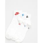 Pánské Ponožky Nike Essentials v bílé barvě z polyesteru ve velikosti M 
