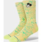 Pánské Ponožky Stance v hořčicové barvě ve velikosti L s motivem Mickey Mouse a přátelé ve slevě 