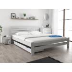 Dvoulůžkové postele v bílé barvě v moderním stylu z masivu 