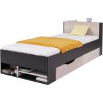 Jednolůžkové postele v černé barvě 