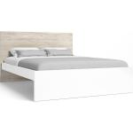 Dvoulůžkové postele Marckeric v minimalistickém stylu ve slevě 