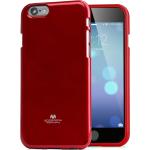 iPhone 6/6S kryty v červené barvě v třpytivém stylu ze silikonu 