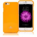 iPhone 6/6S kryty v žluté barvě v třpytivém stylu ze silikonu 