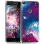 Huawei P9 Lite kwmobile vícebarevné s vesmírným vzorem odolné proti poškrábání 2017 