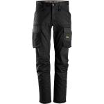 Pánské Pracovní kalhoty Snickers Workwear AllroundWork v černé barvě z polyamidu ve velikosti XXL 