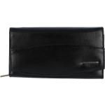 Praktická dámská kožená peněženka Siva, černá