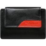 Luxusní peněženky 4U Cavaldi v černé barvě z kůže 