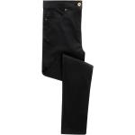 Dámské Chinos v černé barvě z džínoviny ve velikosti 10 XL strečové plus size 