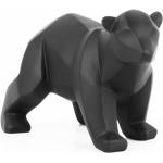 PRESENT TIME Sada 3 ks: Černá soška Origami Bear – malá