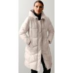 Dámské Kabáty s kapucí Alba Moda prošívané ze syntetiky ve velikosti XXL s dlouhým rukávem ve slevě 