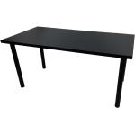 Psací stoly v černé barvě dýhované 