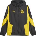 Puma Borussia Dortmund Anthem Jacket 2023 2024 Adults Black/Yellow S