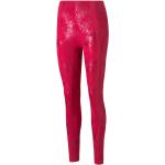 Dámské Legíny Puma v růžové barvě v třpytivém stylu z polyesteru ve velikosti L s vysokým pasem se třpytkami ve slevě 