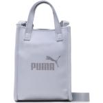 Dámské Kožené tašky Puma Mini v šedé barvě z koženky veganské 