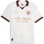 Fotbalové dresy Puma Prodyšné v bílé barvě ve velikosti M s motivem Manchester City metalické ve slevě 