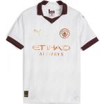 Fotbalové dresy Puma Prodyšné v bílé barvě s motivem Manchester City metalické ve slevě 