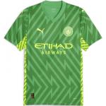  Trička s potiskem Puma Yellow v zelené barvě ve velikosti XXL s motivem Manchester City ve slevě plus size 