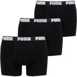 Pánské Boxerky Puma v černé barvě z bavlny ve velikosti L 