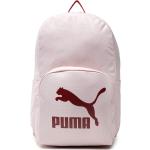 Pánské Batohy na notebook Puma Originals v růžové barvě z kůže ve slevě 