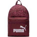 Pánské Sportovní batohy Puma v bordeaux červené z látky 