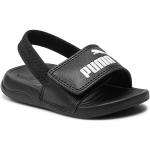 Chlapecké Kožené sandály Puma Popcat 20 v černé barvě z koženky ve velikosti 24 veganské na léto 