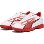 Puma Ultra Play.4 Childrens Astro Turf Trainers White/Pink C10 (28)