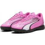 Puma Ultra Play.4 Junior Astro Turf Football Boots Pink/White/Blk 5.5 (38.5)