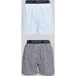 Pánské Pyžama krátké kalhoty s kostkovaným vzorem ve velikosti XXL plus size 