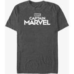  Trička s krátkým rukávem Queens v šedé barvě s krátkým rukávem s motivem Captain Marvel 
