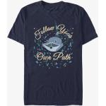 Queens Disney Pocahontas - Meeko Falling Unisex T-Shirt Navy Blue S