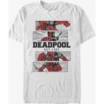 Pánská  Trička Queens v bílé barvě ve velikosti 4 s motivem Deadpool 