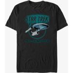 Queens Paramount Star Trek - Enterprise Men's T-Shirt Black S