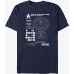 Queens Paramount Star Trek - Ship Schematics Men's T-Shirt Navy Blue S
