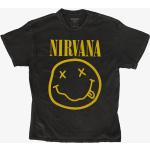 Queens Revival Tee - Nirvana Classic Face Logo Unisex T-Shirt Black XS