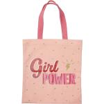 Dívčí Nákupní tašky Sass & Belle v růžové barvě z plátěného materiálu ve slevě 