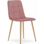 Jídelní židle v růžové barvě ze dřeva 