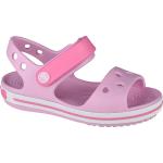 Dívčí Gumové pantofle Crocs Crocband v růžové barvě na léto 